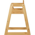 Restaurant Wood High Chair Natural - CEGS6003NATURAL