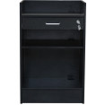 Restaurant Cash Desk / Till Counter Black - CEGS60013B