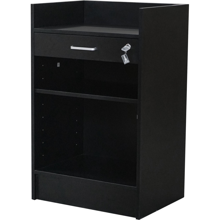 Restaurant Cash Desk / Till Counter Black - CEGS60013B