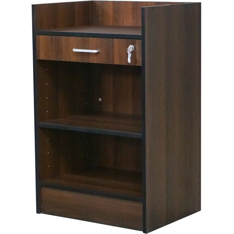 Restaurant Cash Desk / Till Counter Walnut - CEGS60013W