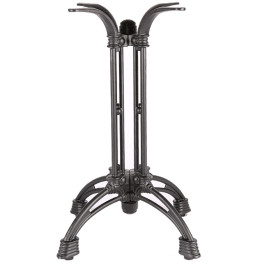 Black Decorative Table base Standard height Powder Coated Black - CEGS60230