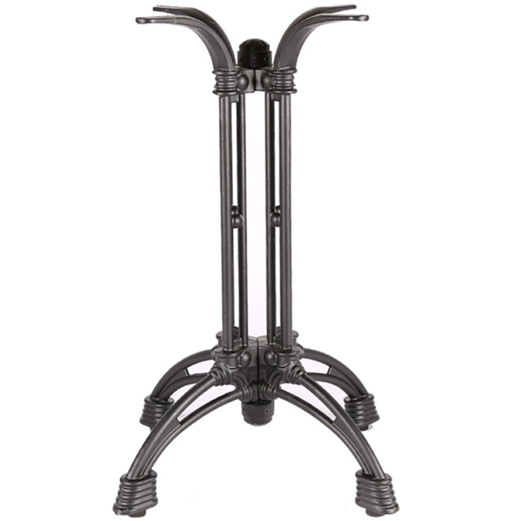Black Decorative Table base Standard height Powder Coated Black - CEGS60230