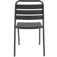 Bistro Side Chair Steel Indoors Black - CEGS60790B