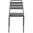 Bistro Side Chair Steel Indoors Gun Metal - CEGS60790GM