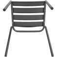 Bistro Side Chair Steel Indoors Gun Metal - CEGS60790GM