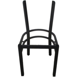 Black Steel Chair Frame for Curved Backrest - CEGS6V5FRAMEBLACK
