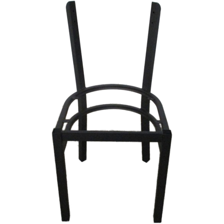 Black Steel Chair Frame for Curved Backrest - CEGS6V5FRAMEBLACK