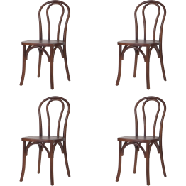 Bentwood Dining Chair - Light Walnut| CaterEq CEGS90003LE