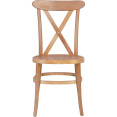 Beech Wood Tuscan Dining Chair Cross Back - CEGS90008
