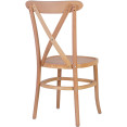 Beech Wood Tuscan Dining Chair Cross Back - CEGS90008