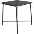Bistro Table Steel Black 710x710mm Indoors - CEGSHW1046B