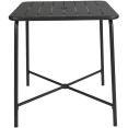 Bistro Table Steel Black 710x710mm Indoors - CEGSHW1046B