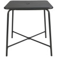 Bistro Table Steel Black 710x710mm Indoors - CEGSHW1046B