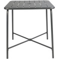 Bistro Table Steel Gun Metal 710x710mm Indoors - CEGSHW1046GM
