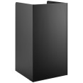 Commercial Rubbish Bin Cabinet & Tray Shelf 'Thank You' Black - CEGSLJ006B