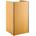 Commercial Rubbish Bin Cabinet & Tray Shelf 'Thank You' Natural - CEGSLJ006N