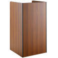 Commercial Rubbish Bin Cabinet & Tray Shelf 'Thank You' Walnut - CEGSLJ006W