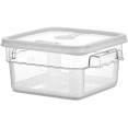 Pack of 12 Food storage Container with lid 1.9 litre 201x189x97mm Polypropylene - GSPP2+GSPPL2