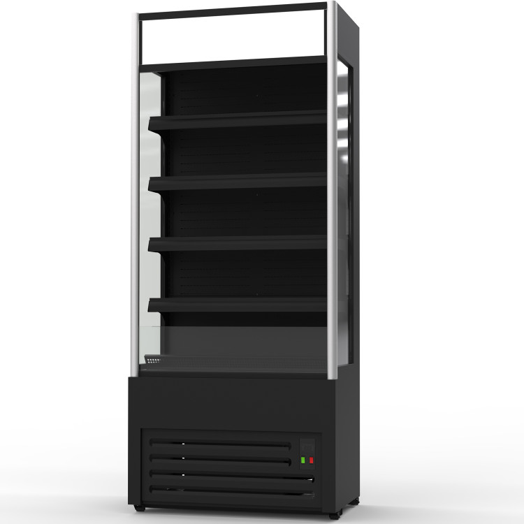 Wall Cabinet Multi Deck Refrigerator 230 litres Curved Front Black 700x720x2020mm - CEGTO3700 Wall Cabinet Multi Deck Refrigerator 230 litres Curved Front Black 700x720x2020mm - CEGTO3700