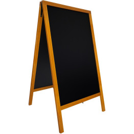 Pavement Chalk Board Beech Frame 710×690×1252mm | CaterEq CEGWA226