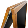 Pavement Chalk Board Beech Frame 710×690×1252mm | CaterEq CEGWA226