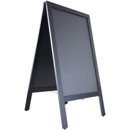 Pavement Chalk Board Black Frame 700×1300mm | CaterEq CEGWA228