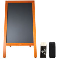 Pavement Chalk Board Beech Frame 700×1300mm | CaterEq CEGWA230 Pavement Chalk Board Beech Frame 700×1300mm | CaterEq CEGWA230