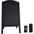 Open Top Pavement Chalk Board Black Frame 700×1300mm | CaterEq CEGWA234