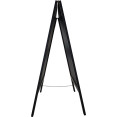 Open Top Pavement Chalk Board Black Frame 700×1300mm | CaterEq CEGWA234