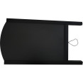 Open Top Pavement Chalk Board Black Frame 700×1300mm | CaterEq CEGWA234