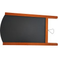 Open Top Pavement Chalk Board Brown Frame 700×1300mm | CaterEq CEGWA236