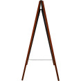 Open Top Pavement Chalk Board Brown Frame 700×1300mm | CaterEq CEGWA236