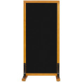 Pavement Chalk Board with Stand Beech Frame 560×650×1220mm | CaterEq CEGWA244