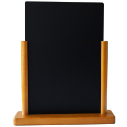 Table Chalk Board Beech Frame 155×50×175mm | CaterEq CEGWA256