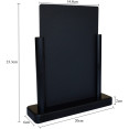 Table Chalk Board Black Frame 200×60×233mm | CaterEq CEGWA250