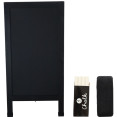 Pavement Chalk Board with Magnetic Surface Black Frame 24"×48" (610×1219mm) | CaterEq CEGWA272