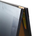 Pavement Chalk Board with Magnetic Surface Black Frame 24"×48" (610×1219mm) | CaterEq CEGWA272