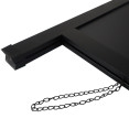 Pavement Chalk Board with Magnetic Surface Black Frame 24"×48" (610×1219mm) | CaterEq CEGWA272