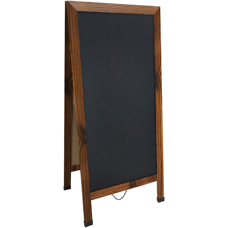 Pavement Chalk Board with Magnetic Surface Brown Frame 27"×59" (686×1499mm) | CaterEq CEGWA278 Pavement Chalk Board with Magnetic Surface Brown Frame 27"×59" (686×1499mm) | CaterEq CEGWA278