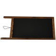 Pavement Chalk Board with Magnetic Surface Brown Frame 27"×59" (686×1499mm) | CaterEq CEGWA278 Pavement Chalk Board with Magnetic Surface Brown Frame 27"×59" (686×1499mm) | CaterEq CEGWA278