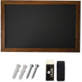 Wall-Mounted Chalk Board with Magnetic Surface Brown Frame 11"×17" (279×432mm) | CaterEq CEGWA282 Wall-Mounted Chalk Board with Magnetic Surface Brown Frame 11"×17" (279×432mm) | CaterEq CEGWA282