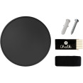 Wall-Mounted Circle Chalk Board with Magnetic Surface Black Frame ∅18" (457mm) | CaterEq CEGWA296