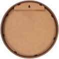 Wall-Mounted Circle Chalk Board with Magnetic Surface Brown Frame ∅18" (457mm) | CaterEq CEGWA298