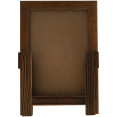 Tabletop Magnetic Chalk Board with Magnetic Surface and Stand Brown Frame 9.5"×14" (241×356mm)  | CaterEq CEGWA306