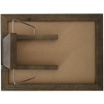 Tabletop Magnetic Chalk Board with Magnetic Surface and Adjustable Stand Brown Frame 11"×15" (279×381mm) | CaterEq CEGWA312