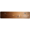 Rustic Wall Mounted 24" (610mm) Coat Rack with 5 Rustic Hooks Solid Pine Wood Brown | CaterEq CEGWA318