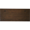 Rustic Wall Mounted 24" (610mm) Coat Rack Shelf with 5 Rustic Hooks Solid Pine Wood Brown | CaterEq CEGWA322