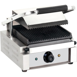 Heavy Duty Panini Contact grill Single Ribbed - CEEG01A