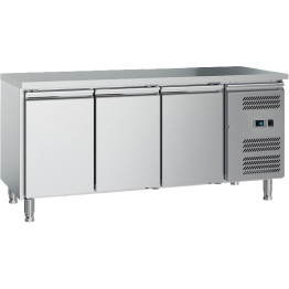 Commercial Refrigerated Counter 3 Doors 1600x700x650mm - CEGXX612