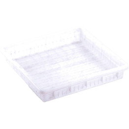 Tofu Grid Tray White Polypropylene (PP) 390×390×70mm | CaterEq CEGZFH1020